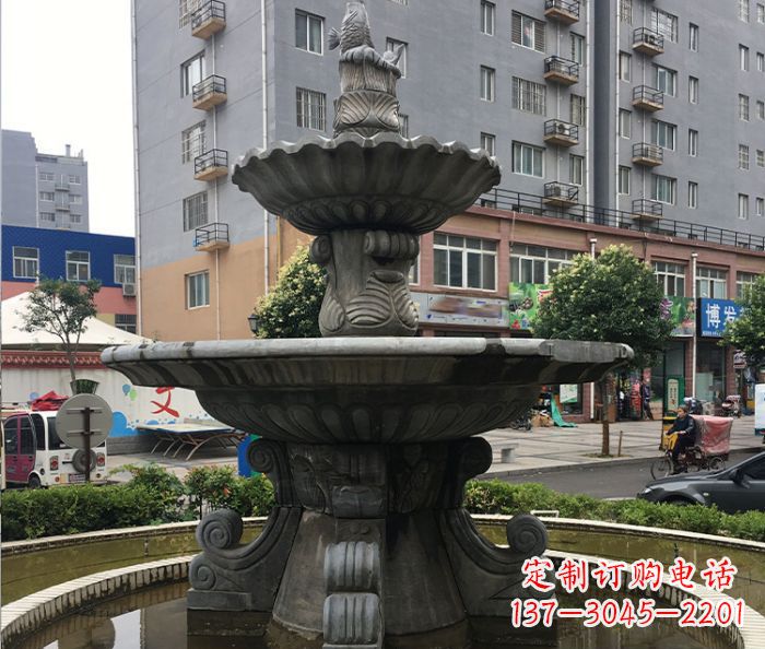 温州小区景观仿古喷泉石雕