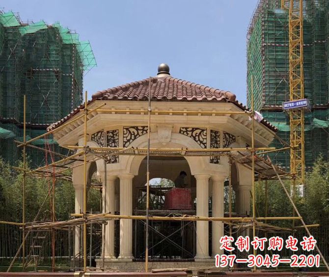 温州小区景观欧式凉亭石雕