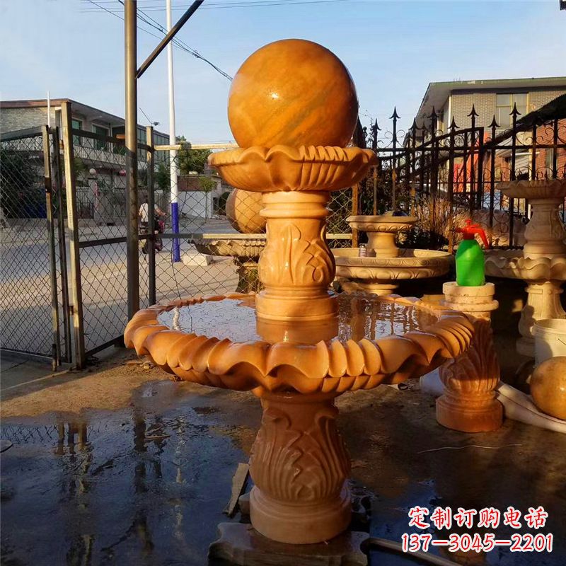 温州小区石雕喷泉塔