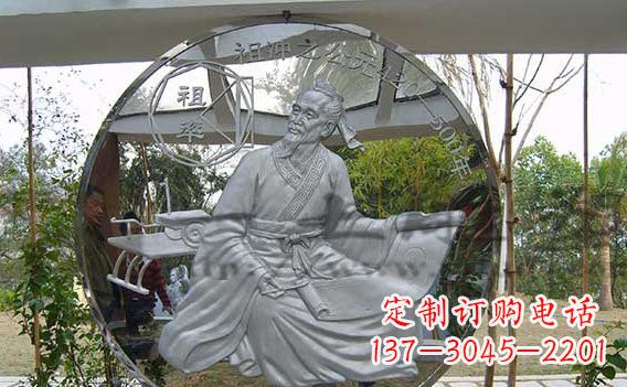 温州校园不锈钢名人浮雕