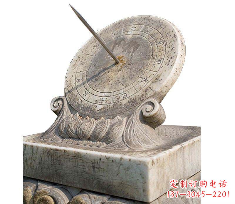 温州校园大理石日晷景观石雕