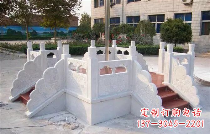 温州校园汉白玉升旗台