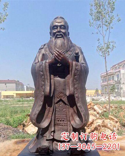 温州校园孔子雕像 (2)