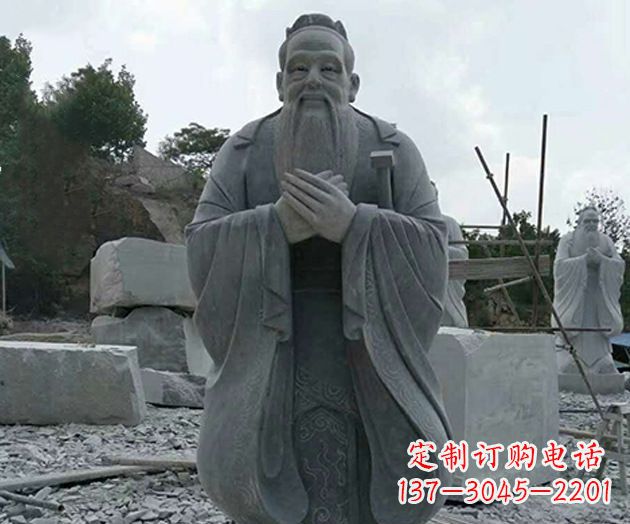 温州校园孔子人物石雕