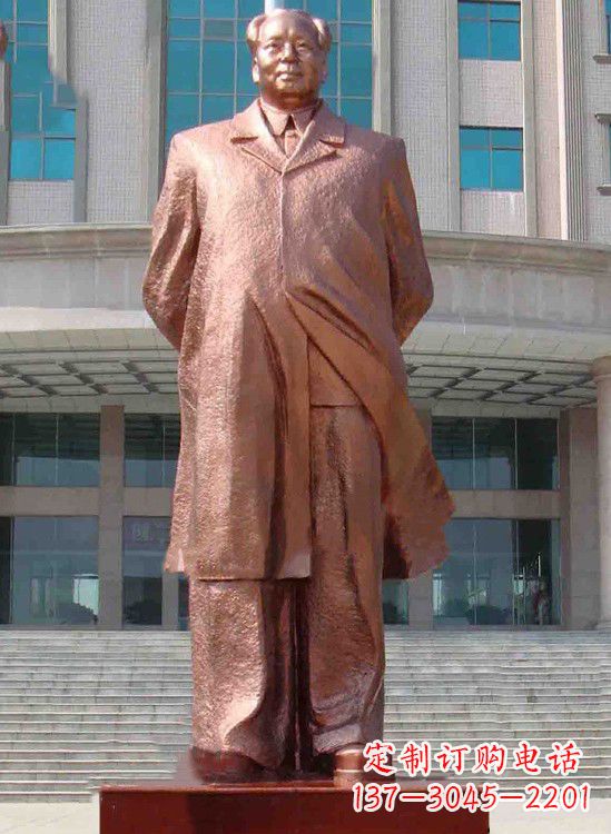 温州校园毛主席铜像