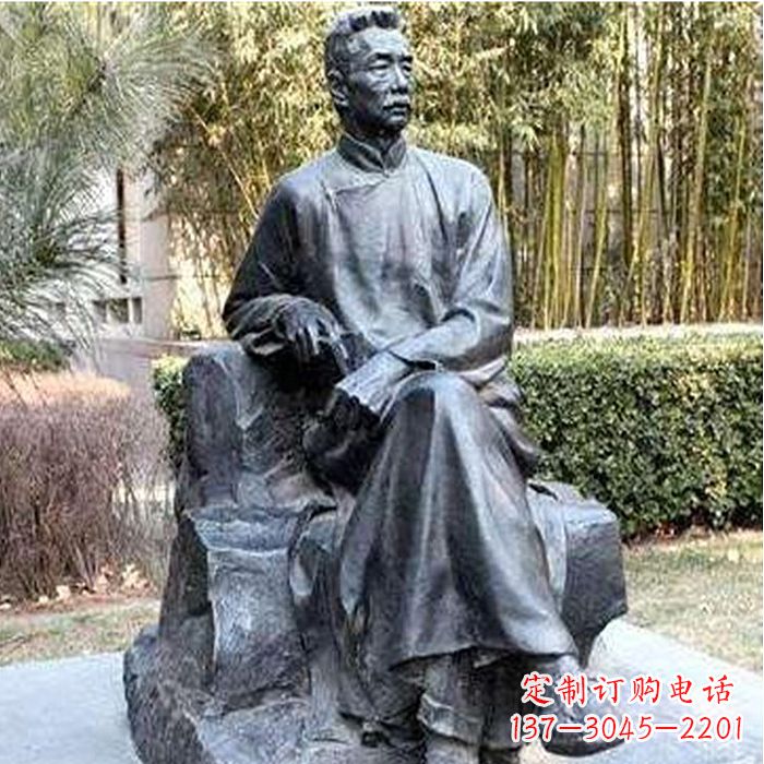 温州校园名人鲁迅雕塑