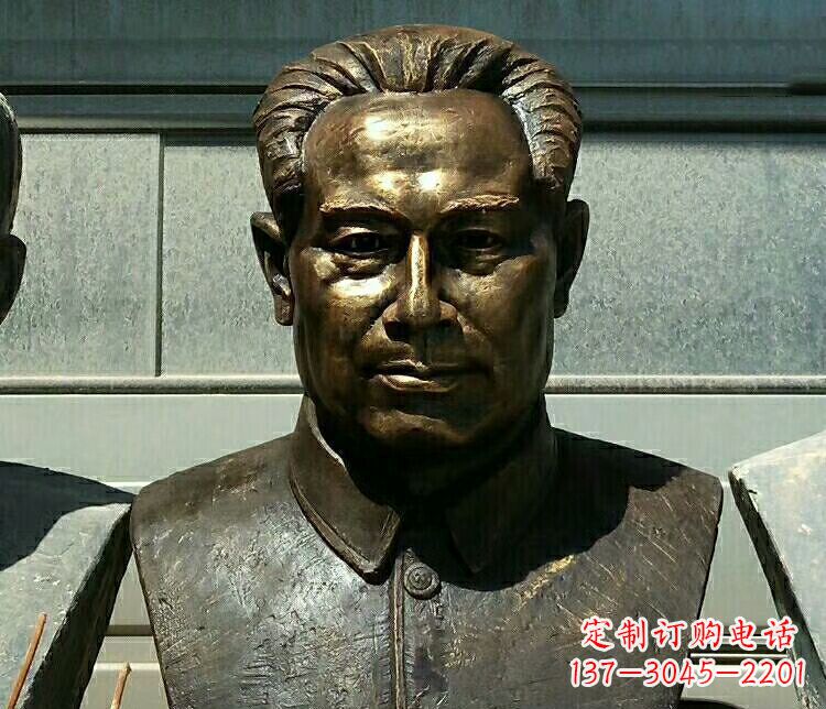 温州校园周恩来胸像铜雕