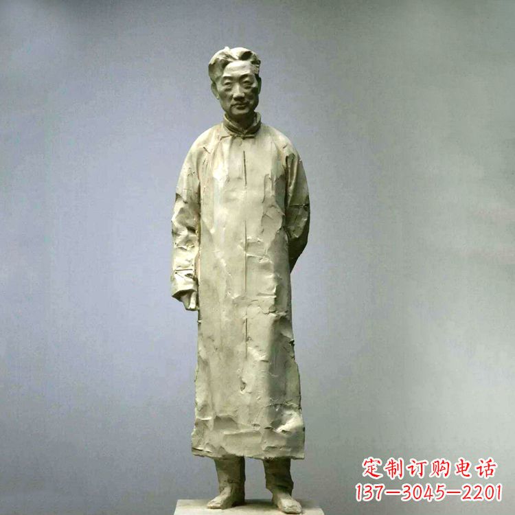 温州徐悲鸿雕塑像石雕历史名人雕像