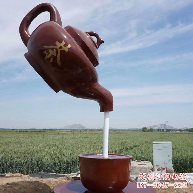 温州悬空茶壶景观喷泉