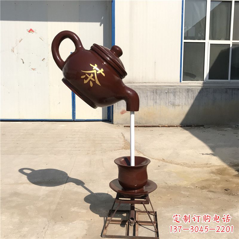 温州悬空茶壶流水喷泉