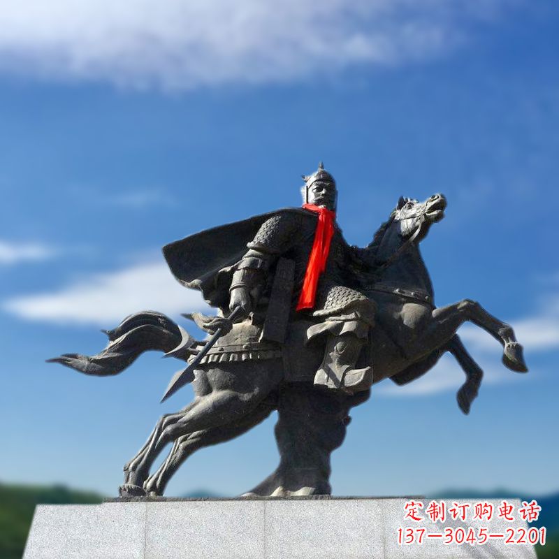 温州薛仁贵西征雕塑-唐初著名将领中国历史名人雕像