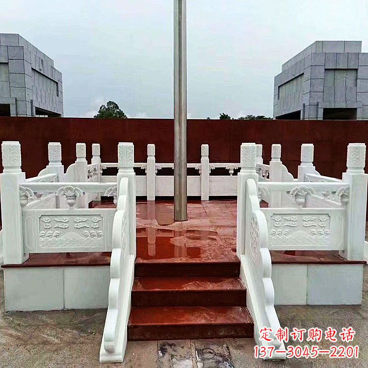 温州学校石雕升旗台
