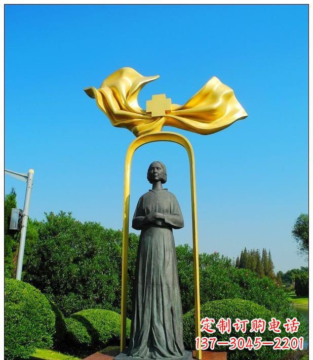 温州医院南丁格尔名人铜雕