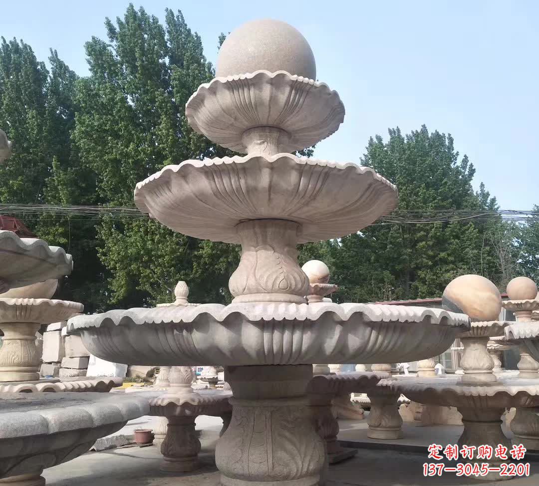 温州音乐风水球石雕