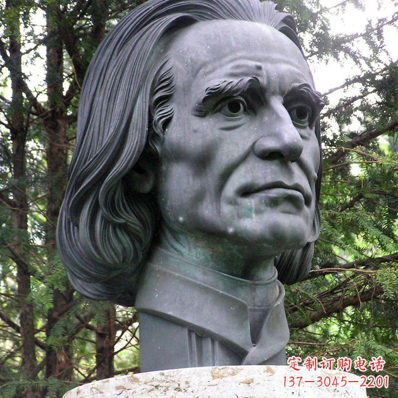 温州英国著名外科医生利斯特铜雕头像雕塑