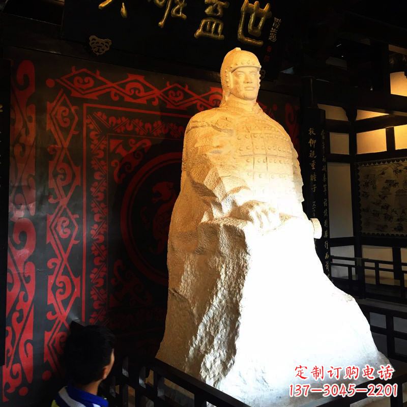 温州英雄盖世楚霸王石雕像