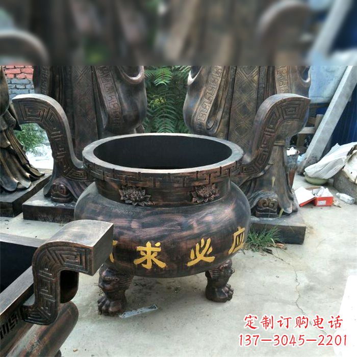 温州有求必应祈福铜雕香炉