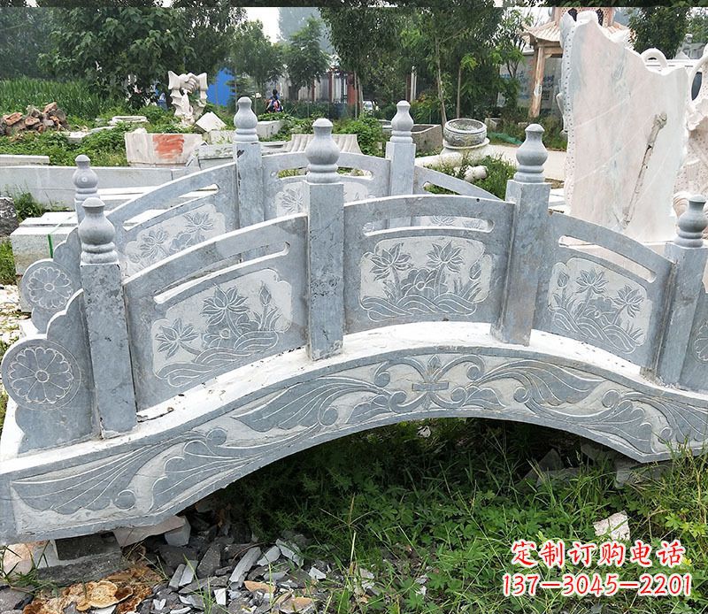 温州园林仿古石拱桥景观石雕 (3)