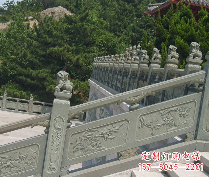 温州园林仿古石栏板景观石雕 (4)