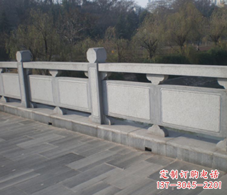 温州园林仿古石栏板景观石雕 (7)