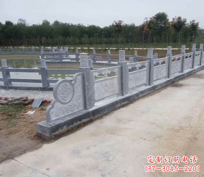 温州园林仿古石栏板景观石雕 (11)