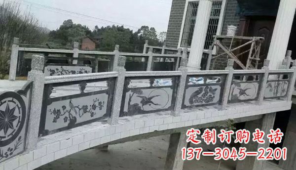 温州园林仿古石栏板景观石雕 (10)