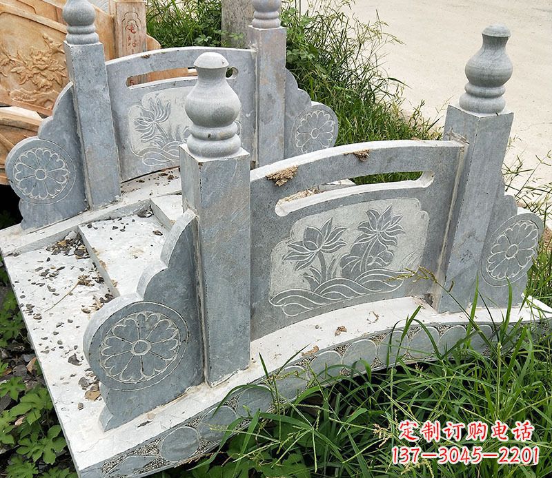 温州园林仿古石栏板景观石雕_1 (2)