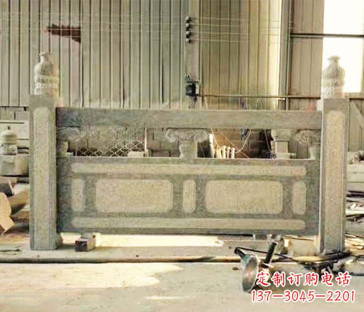 温州园林仿古石栏板景观石雕