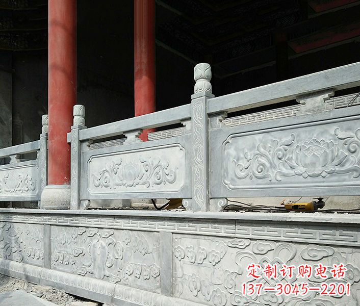 温州园林仿古石栏板景观石雕_1 (3)