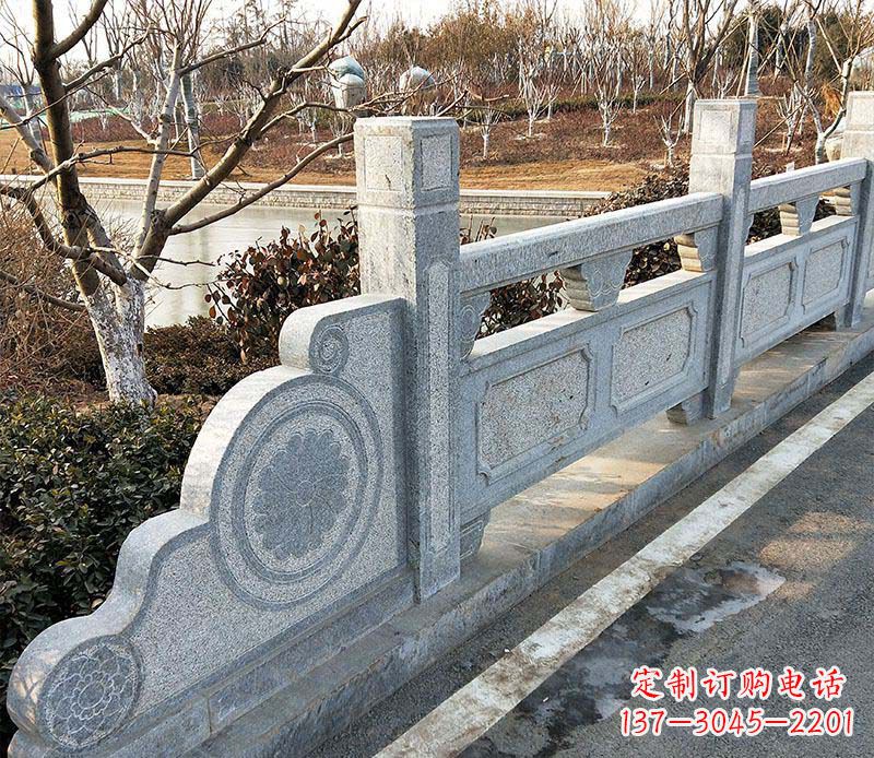 温州园林仿古石栏板景观石雕_1