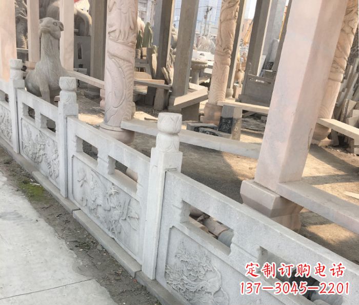 温州园林景观大理石浮雕栏板石雕
