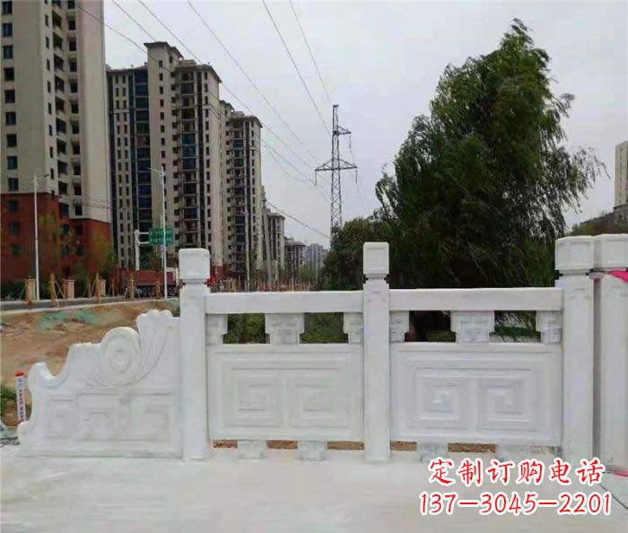 温州园林景观大理石栏板石雕 (5)