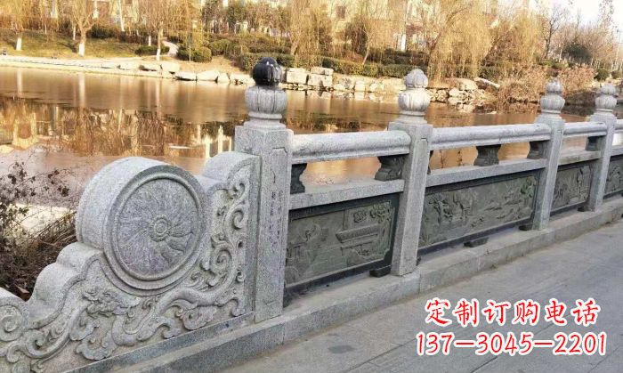 温州园林景观大理石栏板石雕 (10)