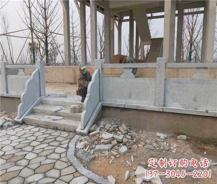 温州园林景观大理石桥栏板石雕_2 (2)