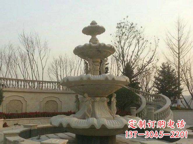 温州园林景观大型喷泉石雕 (2)
