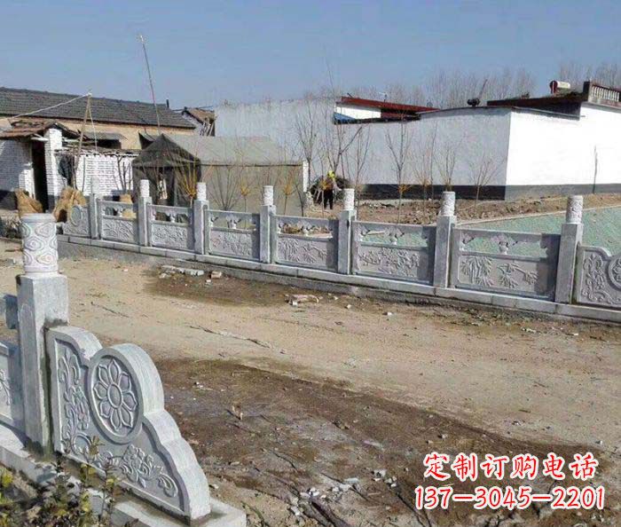 温州园林景观仿古栏板石雕