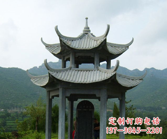 温州园林景观仿古凉亭石雕