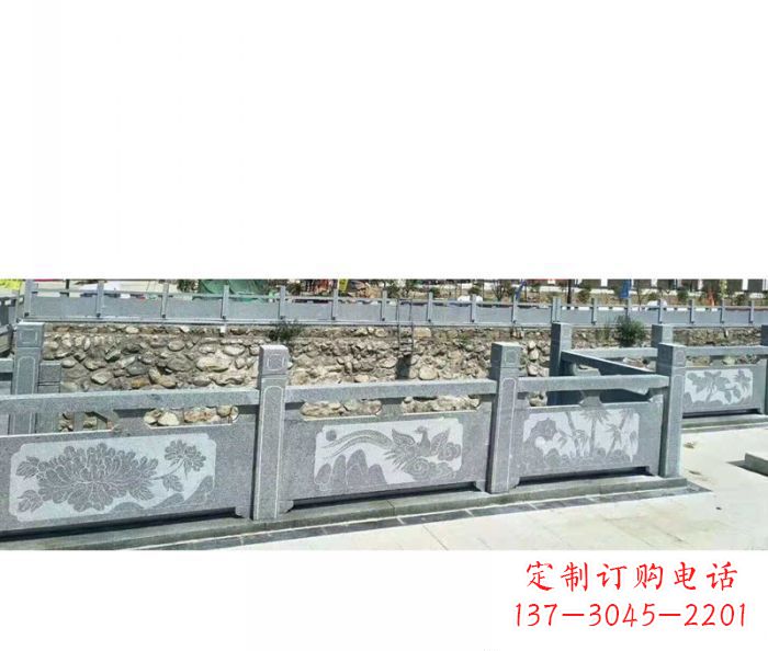 温州园林景观仿古石雕栏板 (5)