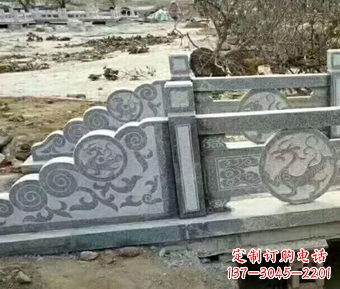 温州园林景观仿古石雕栏板 (10)