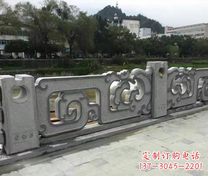 温州园林景观仿古石雕栏板_1