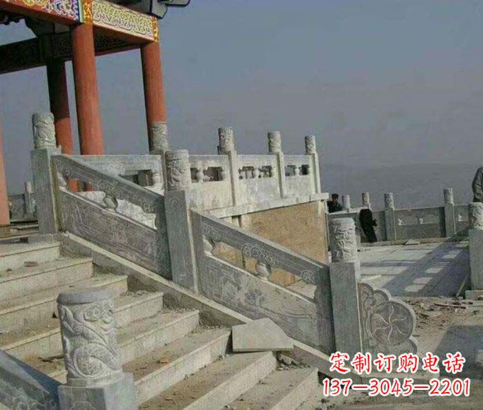 温州园林景观仿古石雕栏板