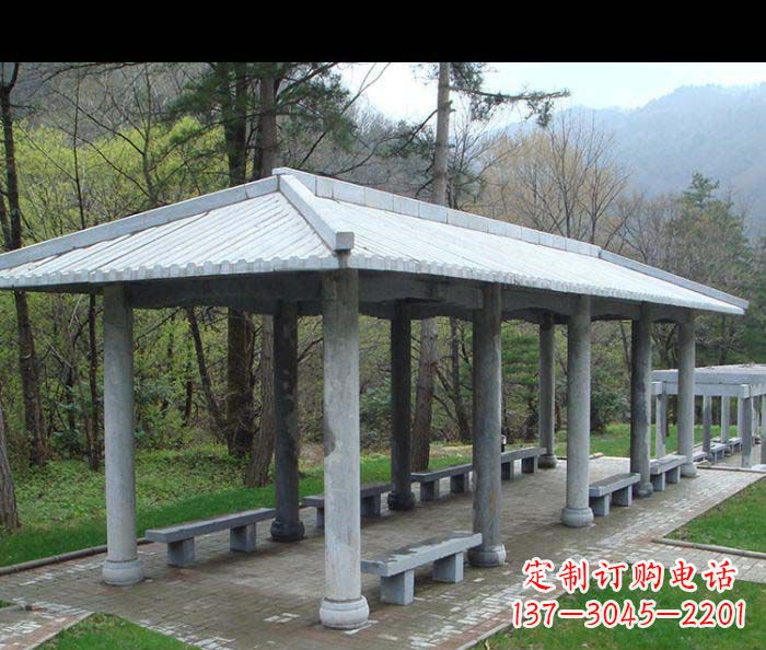 温州园林景观仿古石雕长廊