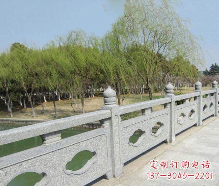 温州园林景观真山桥石雕栏板