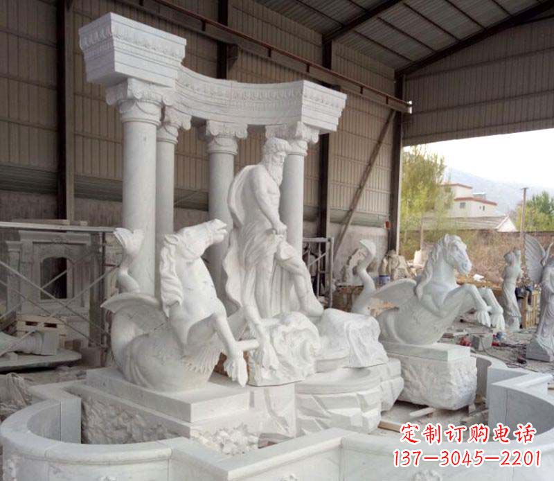 温州园林欧式喷泉景观石雕