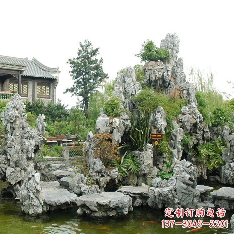 温州园林庭院奇石假山