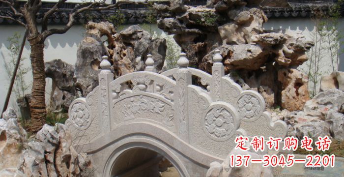 温州园林小型石拱桥