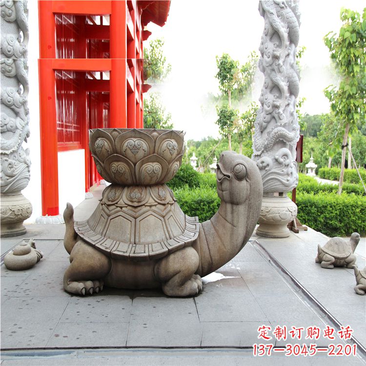 温州长寿龟乌龟石雕