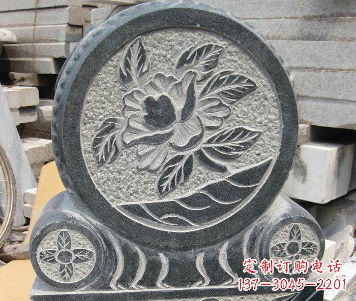 温州招财抱鼓石仿古石门墩