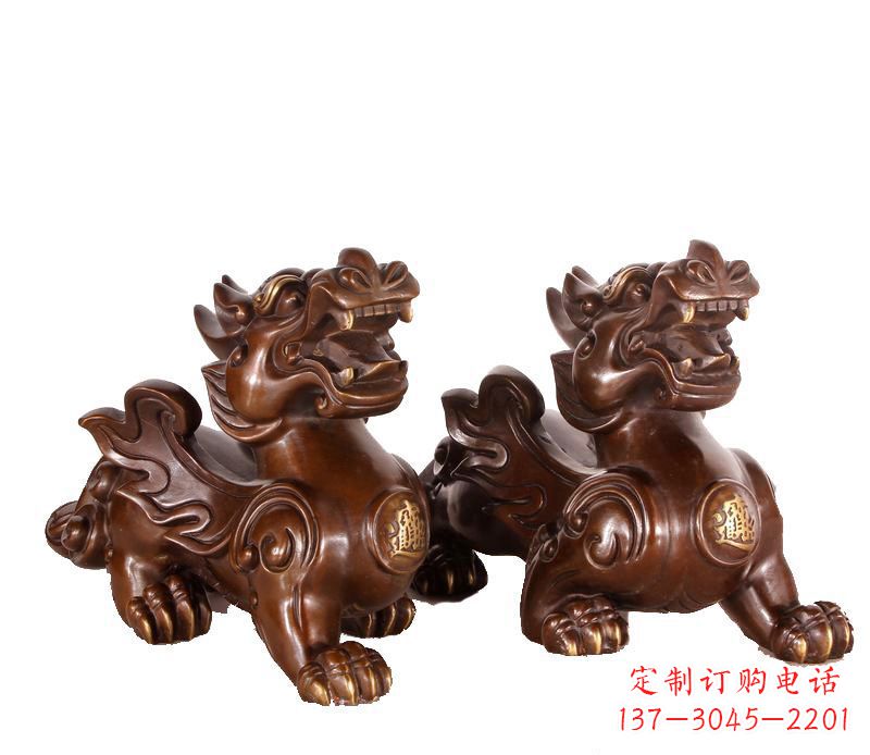温州招财进宝貔貅铜雕