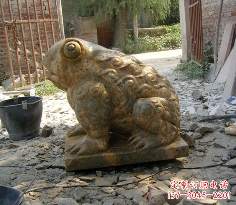 温州招财青蛙石雕